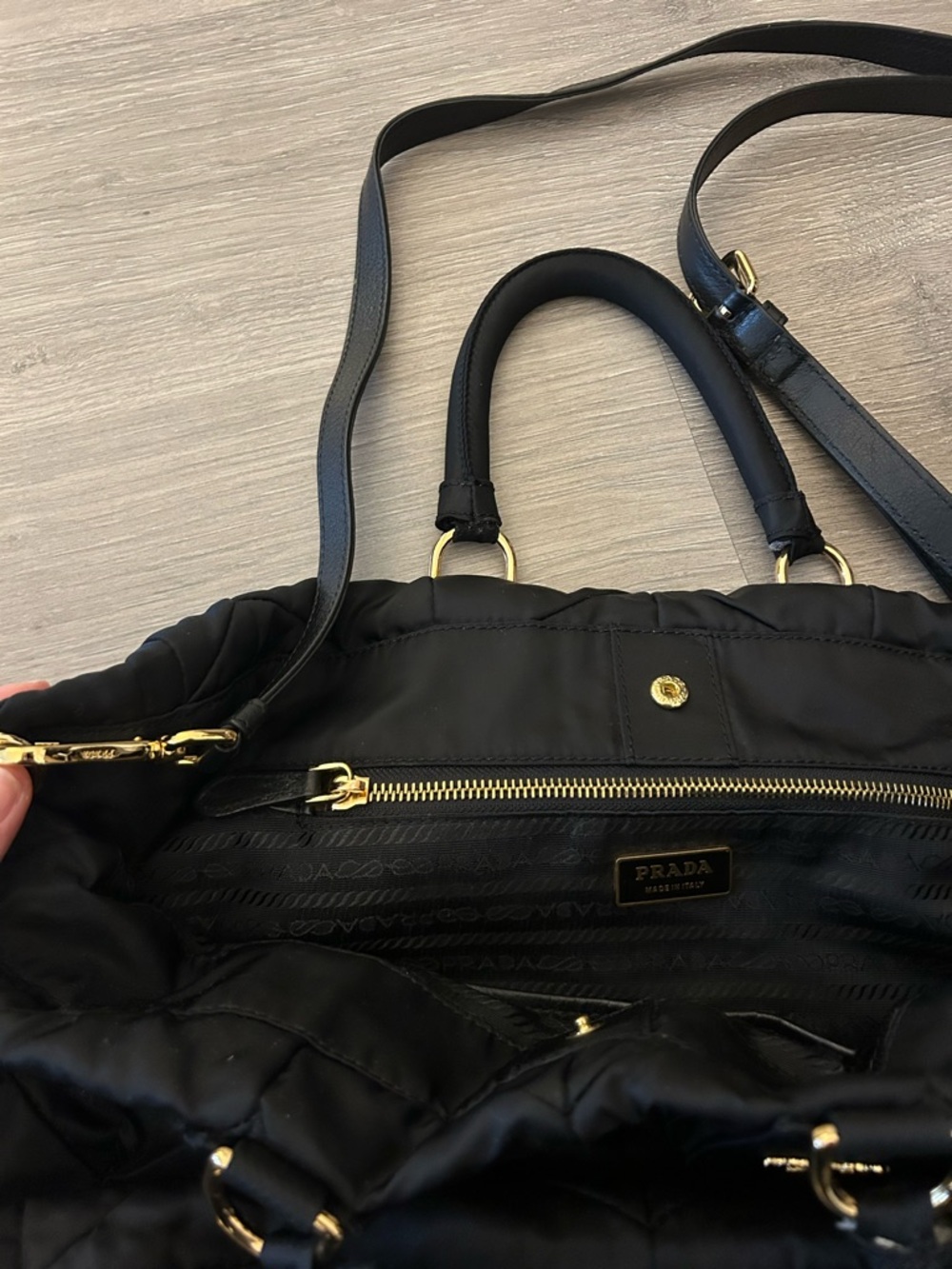 Prada Quilted Tessuto Nylon Tote - Picture 3 of 6